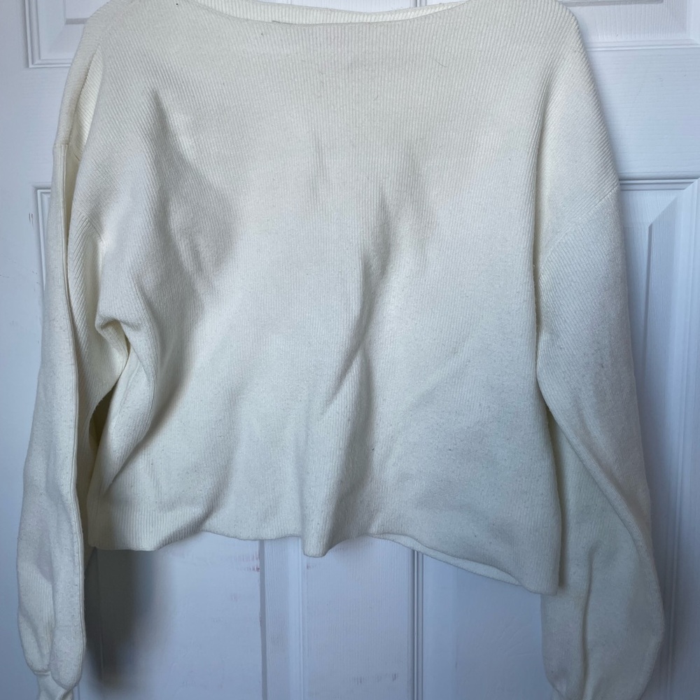 Twik Off-White Crew Neck Sweater